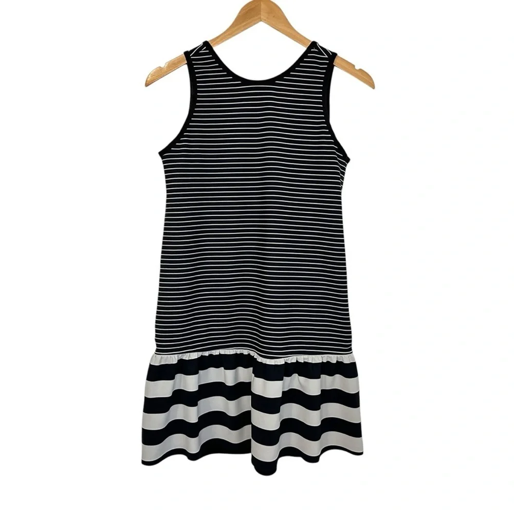 Lululemon Womens Both Ways Dress Size Stripe Black Reversible 6? Sleeveless - Picture 5 of 13